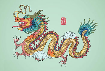 colorful Chinese Dragon